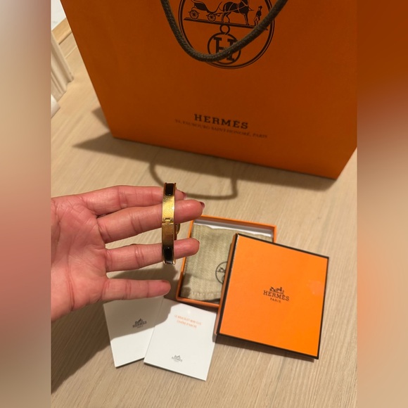 Hermes Mini Clic Chaine d'Ancre bracelet - Picture 4 of 7